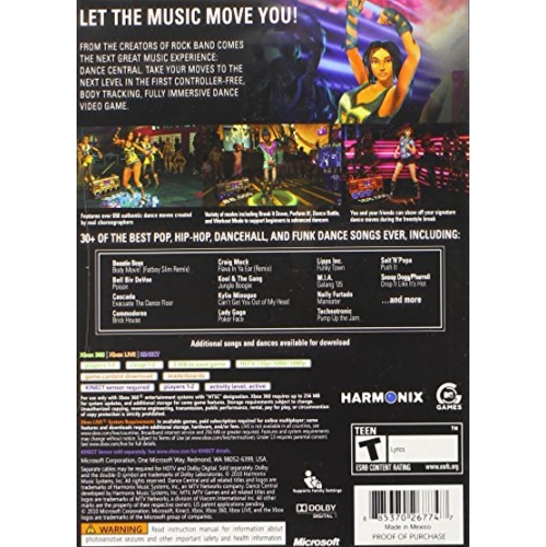 Previously Played - Dance Central For Xbox 360