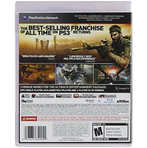 Previously Played - Call Of Duty: Black Ops PlayStation 3