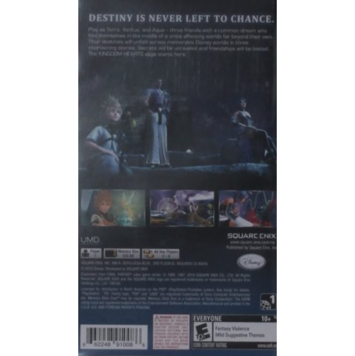 Previously Played - Kingdom Hearts: Birth By Sleep Sony For PSP UMD RPG