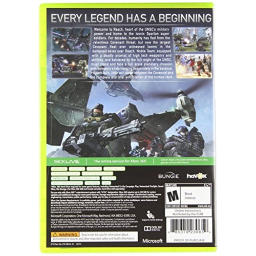 Previously Played - Halo Reach For Xbox 360