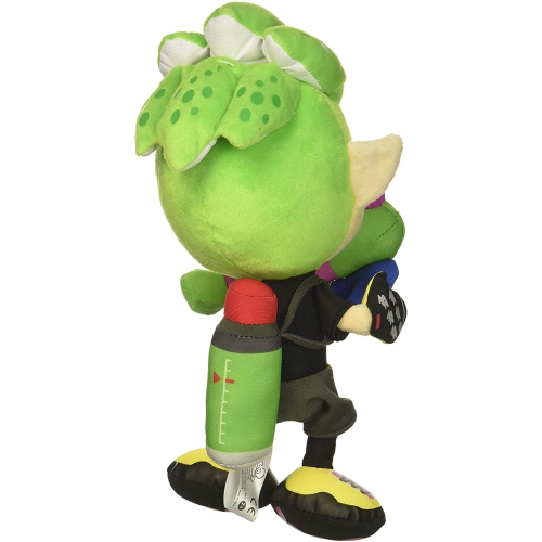 Splatoon Series Inkling Boy Neon Green Plush, 10"