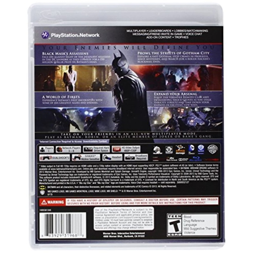 Previously Played - Batman: Arkham Origins For PlayStation 3 PS3