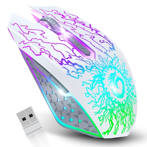APPIE Wireless Gaming Mouse Rechargeable USB 2.4G Computer Mouse