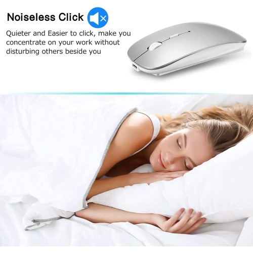 Bluetooth Mouse,Wireless Mouse for MacBook Pro MacBook air,Rechargeable Bluetooth Mouse for iPad iPad pro Laptop PC Computer