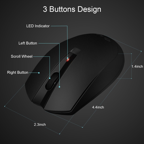 Type C Wireless Mouse, 2.4GHz USB-C Wireless Mice for Laptop and More USB-C Devices
