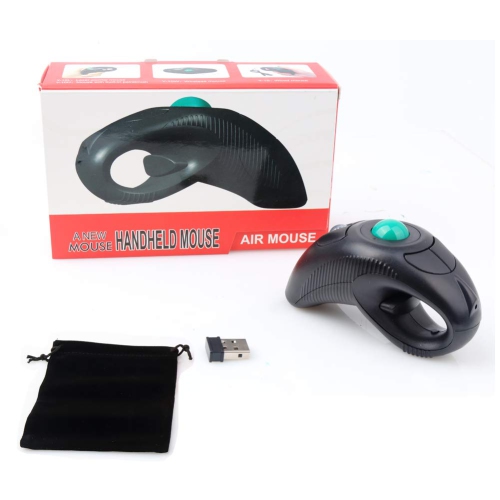 EIGIIS 2.4G Ergonomic Trackball Handheld Finger USB Mouse