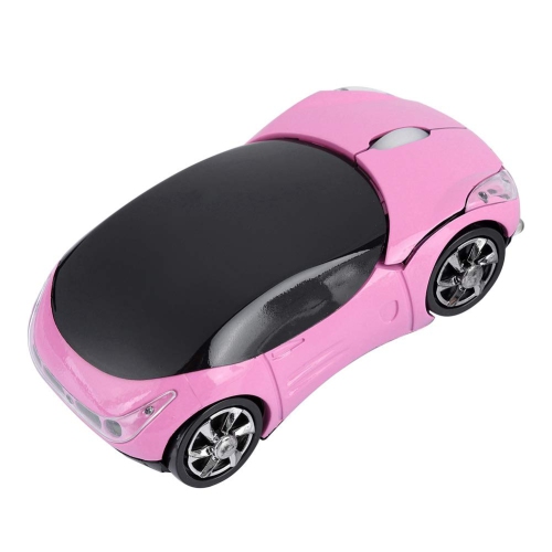 2.4G Wireless Mouse Cool Ferrari Car Optical Mouse(Pink)