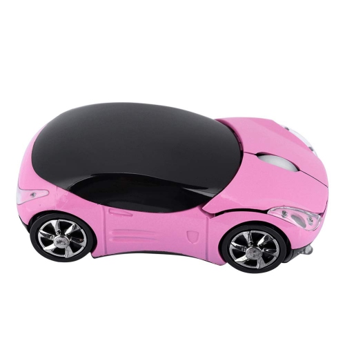 2.4G Wireless Mouse Cool Ferrari Car Optical Mouse(Pink)