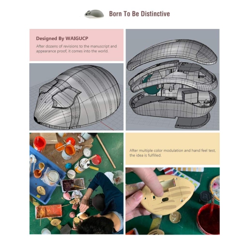 2.4GHz Wireless Mouse Cute Hamster Shape Less Noice Portable Mobile Optical 1200DPI USB Mice Cordless Mouse for PC Laptop Co