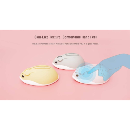 2.4GHz Wireless Mouse Cute Hamster Shape Less Noice Portable Mobile Optical 1200DPI USB Mice Cordless Mouse for PC Laptop Co