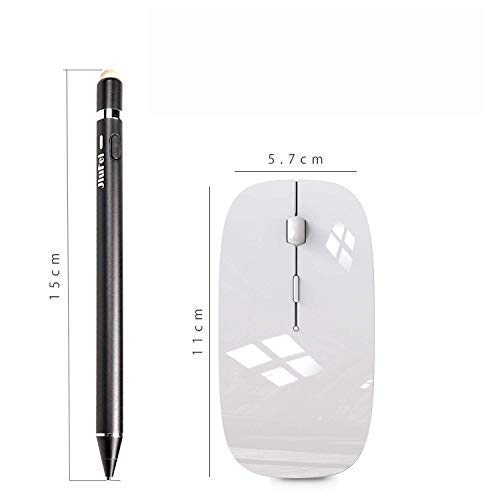 Rechargeable Bluetooth Mouse for MacBook Pro Wireless Bluetooth Mouse for Mac Laptop MacBook Air Windows Notebook MacBook (W