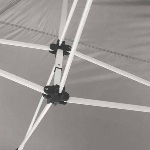 Abri pliant instantané avec parois amovibles, abri escamotable Outsunny, 20 x 10 pi, 6 fenêtres, 4 sacs de sable et sac de transport, noir