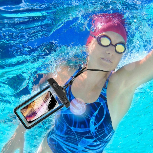 Universal Waterproof Underwater Cell Phone Pouch Case Swimming Bag Fits Most Mobile Phones