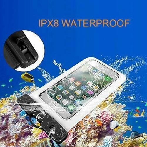 Universal Waterproof Underwater Cell Phone Pouch Case Swimming Bag Fits Most Mobile Phones