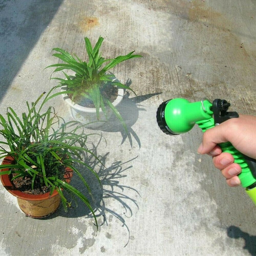 Garden Hose Nozzle Water Sprayer W/ 8 Patterns High Pressure for Car Wash, Cleaning, Watering Lawn
