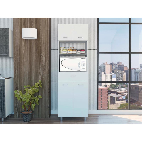 TUHOME FURNITURE  Tuhome Khari 24" Floor Cabinet Engineered Wood Vanities In In White