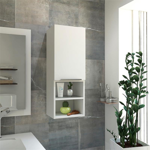 Mila Bathroom Medicine Cabinet - color White - material Engineered Wood
