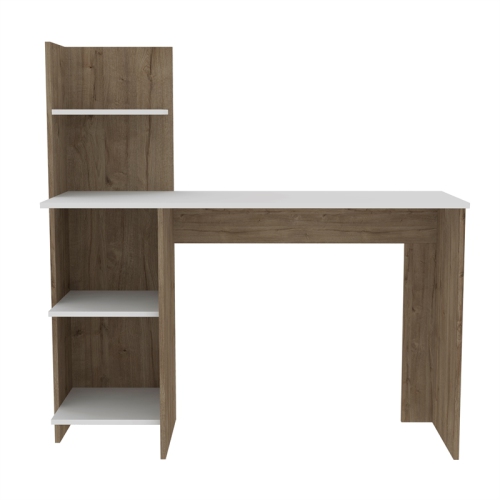 TUHOME Vilna 120 Desk Engineered Wood Desks in Multi-color