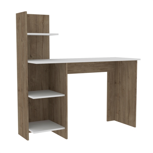 TUHOME Vilna 120 Desk Engineered Wood Desks in Multi-color