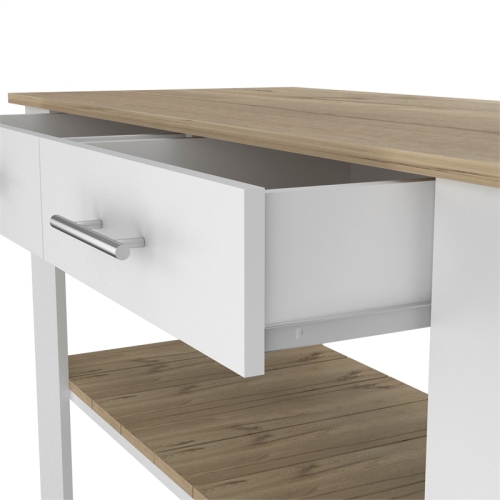 TUHOME Cala Kitchen Island 46 Engineered Wood Kitchen Islands in Multi-color