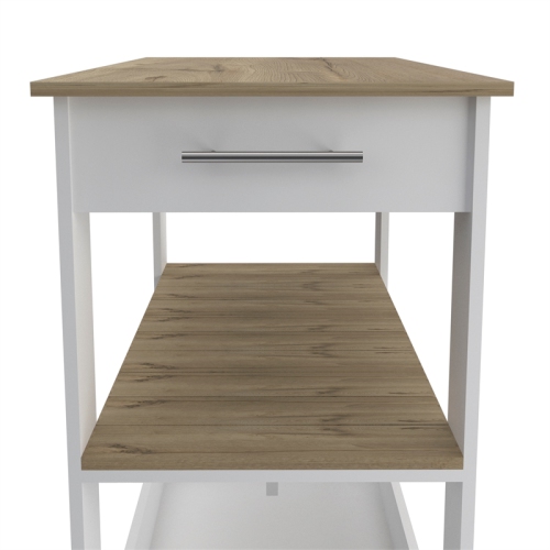 TUHOME Cala Kitchen Island 46 Engineered Wood Kitchen Islands in Multi-color