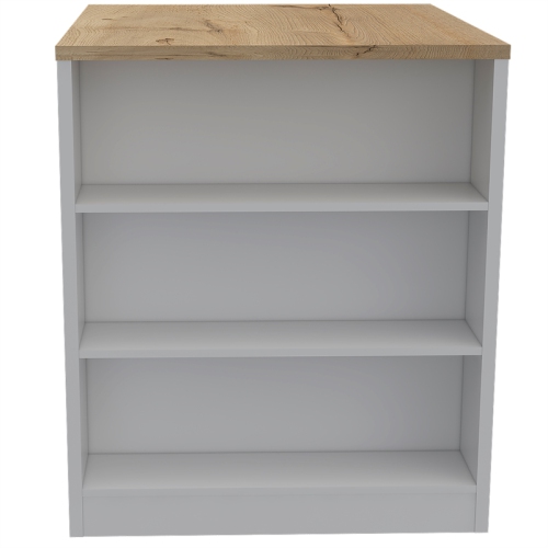 Îlot de cuisine multicolore Tanna de TUHOME - bois d’ingénierie