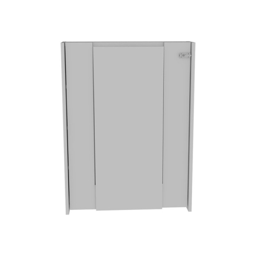 Tuhome Furniture Vatta Wall Mounted Floating Wine Rack in White