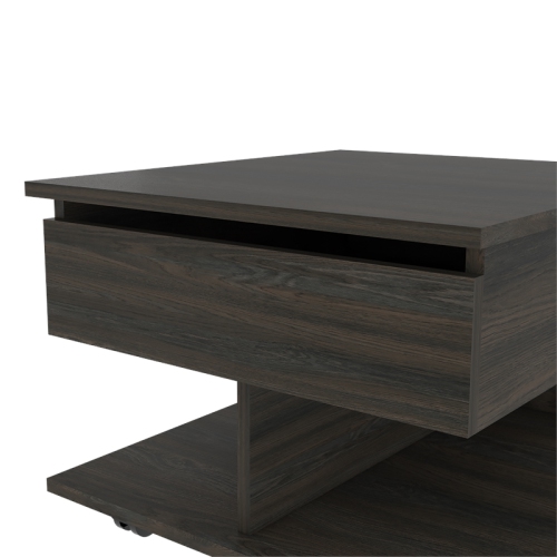 TUHOME Luanda Lift Top Coffee Table Engineered Wood Coffee Tables in Brown