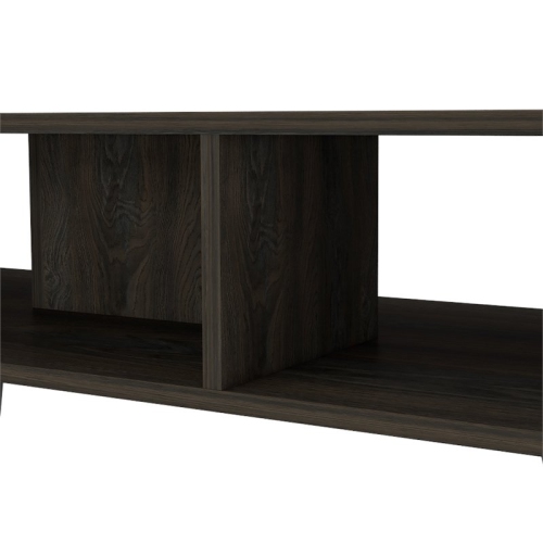 Trent Home Modern Engineered Wood Coffee Table in Espresso