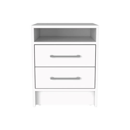 TUHOME Eter Nightstand Engineered Wood Nightstands in White