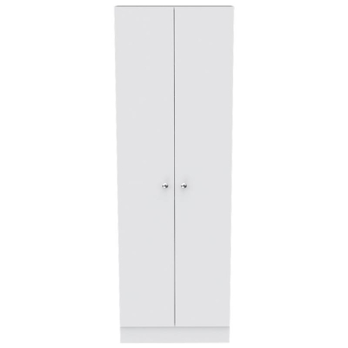 Multi Storage Pantry Cabinet in White - Material Engineered Wood