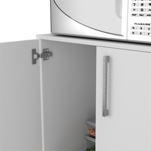 TUHOME 95 Pantry Kit Engineered Wood Pantries in White