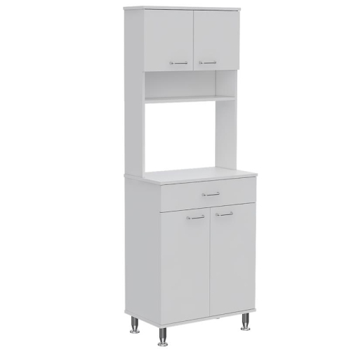TUHOME Della 60 Kitchen Pantry Engineered Wood Pantries in White