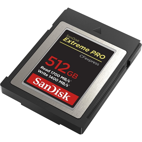 Carte CFexpress de 512 Go Extreme PRO de SanDisk -