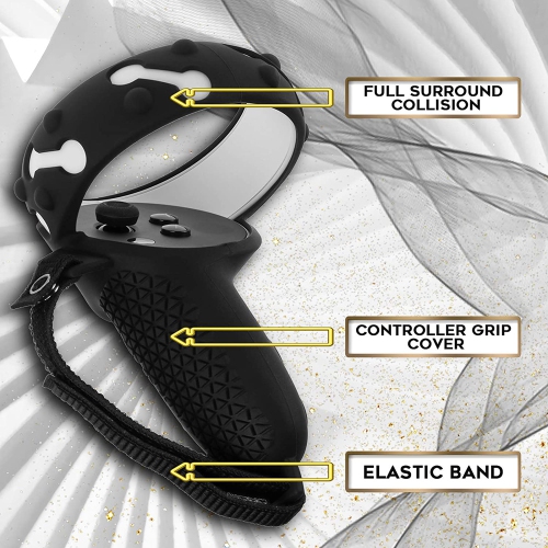 axGear Silicone Controller Cover for Oculus Quest 2 Soft Protective Headset Handle