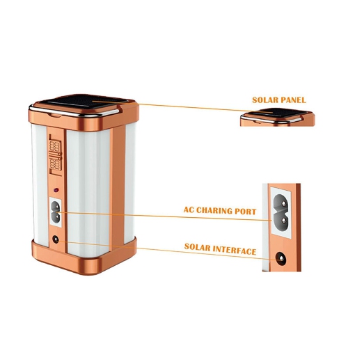 axGear Solar Camping Light Rechargeable LED Lantern Camping Light