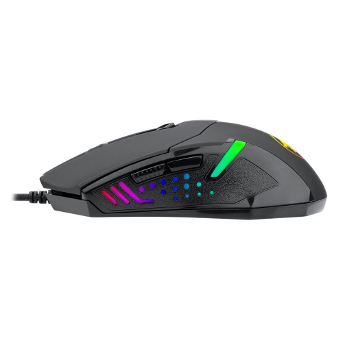 axGear RGB Gaming Mouse USB Wired 6 Buttons Programmable Mouse w/ Weight Tuning Set