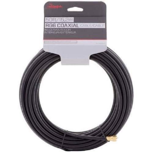 ROCKETFISH  - Rf-Rg650Bk 50Ft/15.2M Rg6 Coaxial Cable Indoor/outdoor HDMI cables