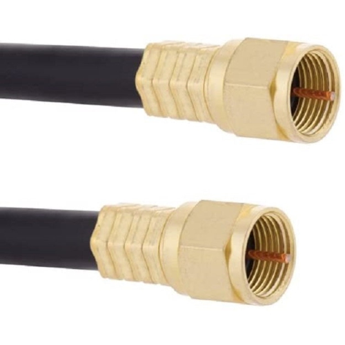 Boîte ouverte – Câble coaxial RG6 de 50 pi/15,2 m RF-RG650BK de Rocketfish, intérieur/extérieur