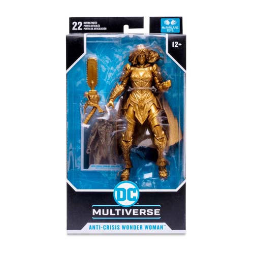 DC  Multiverse Comic 7 Inch Action Figure Exclusive - Anti-Crisis Wonder Woman In Gold