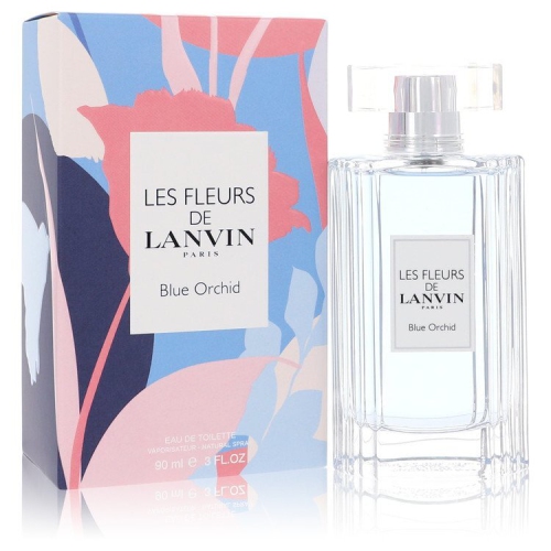 LANVIN  Les Fleurs De Orchid By Eau De Toilette Spray 3 OZ (Women) In Blue