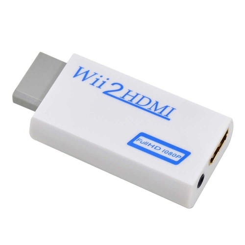 Wii To HDMI Adapter Converter Upscale 720p 1080p HD with 3.5mm Audio Output
