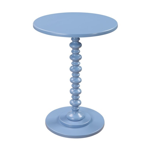 Pemberly Row Spindle Table in Blue Wood Finish