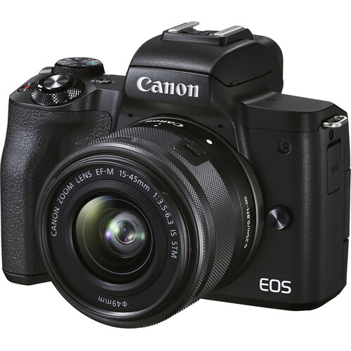Canon EOS M50 Mark II Kit (EF-M 15-45mm STM) Black - Brand New