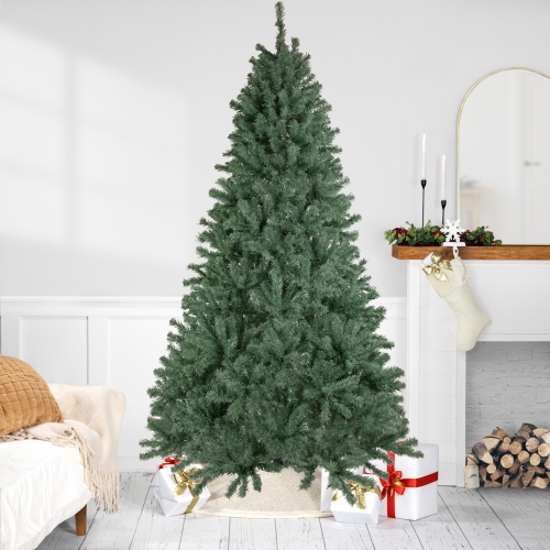 NORTHLIGHT  7.5' Colorado Spruce Artificial Christmas Tree, Unlit In Blue