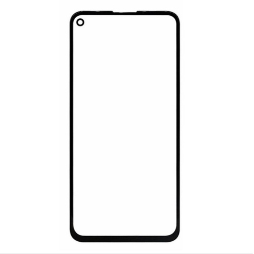 Replacement Front Top Glass For Google Pixel 5a 5G - Mostly Black