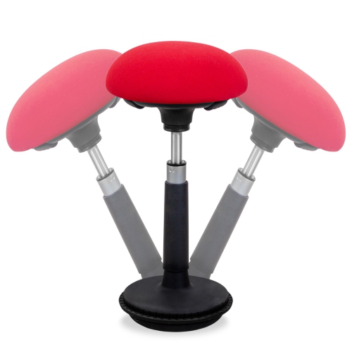Wobble Stool - Heavy-Duty Ergonomic Office Stool Wobble Stool Counter-Balanced Base Chair for Height Adjustable Standing Desk