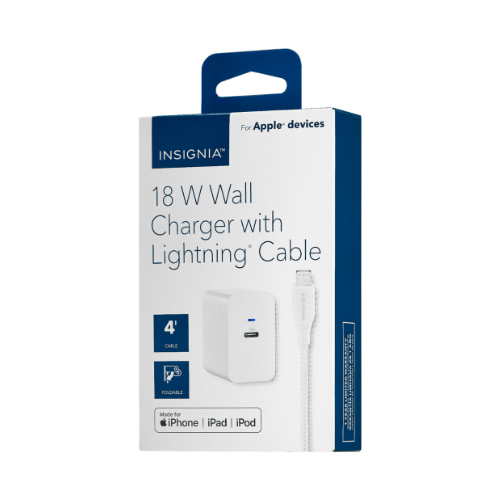 Open Box Insignia NSMWC18W1CWM 18W USBC Wall Charger with 4