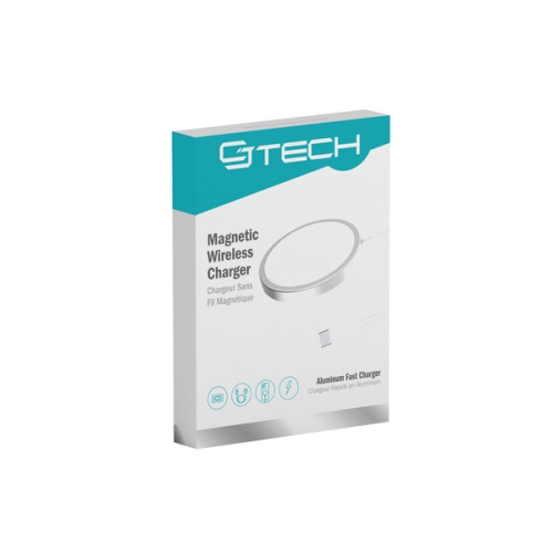 CJ Tech Magsafe Wireless 15-Watt Fast Charger - White