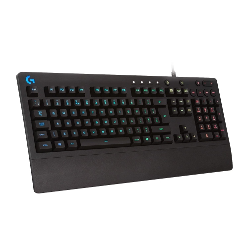 HLD  Logitech G213 Prodigy Gaming Keyboard, Lightsync RGB Backlit Keys, Spill-Resistant, Customizable Keys, Dedicated Multi-Media